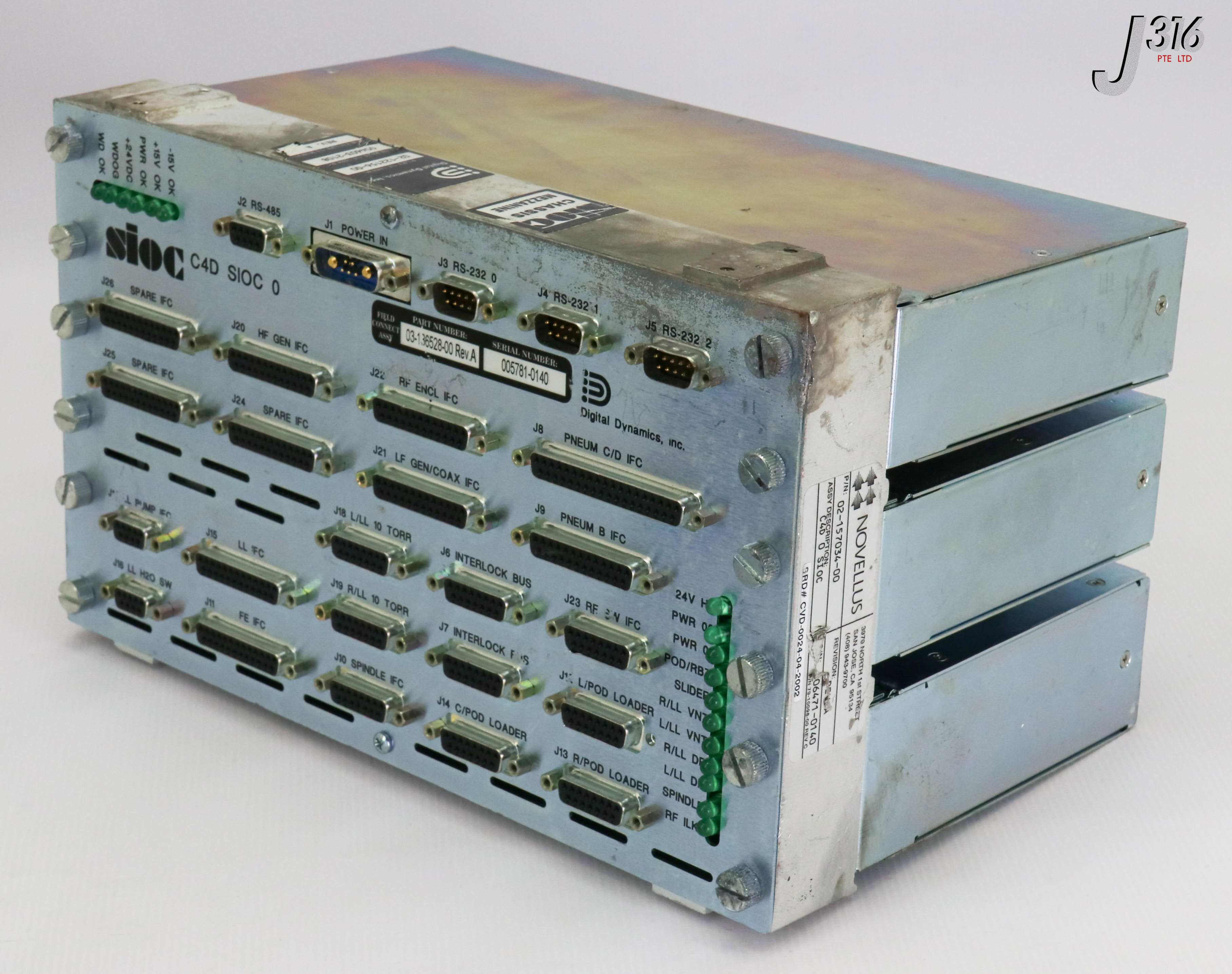 16348 NOVELLUS SIOC C4D SIOC 0 MODULE 03-136528-00 02-157034-00